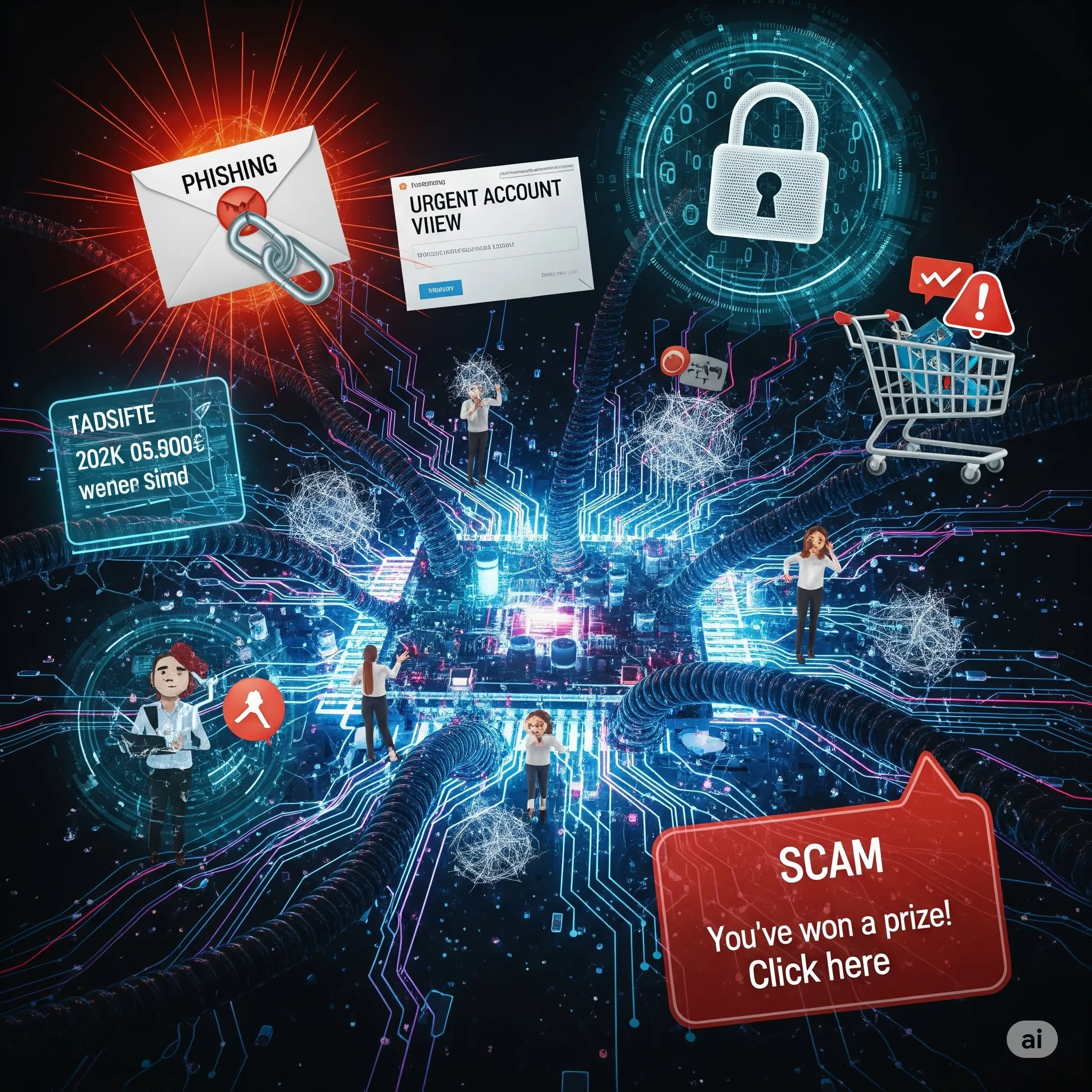 مقال شامل عن الاحتيال الإلكتروني Scama